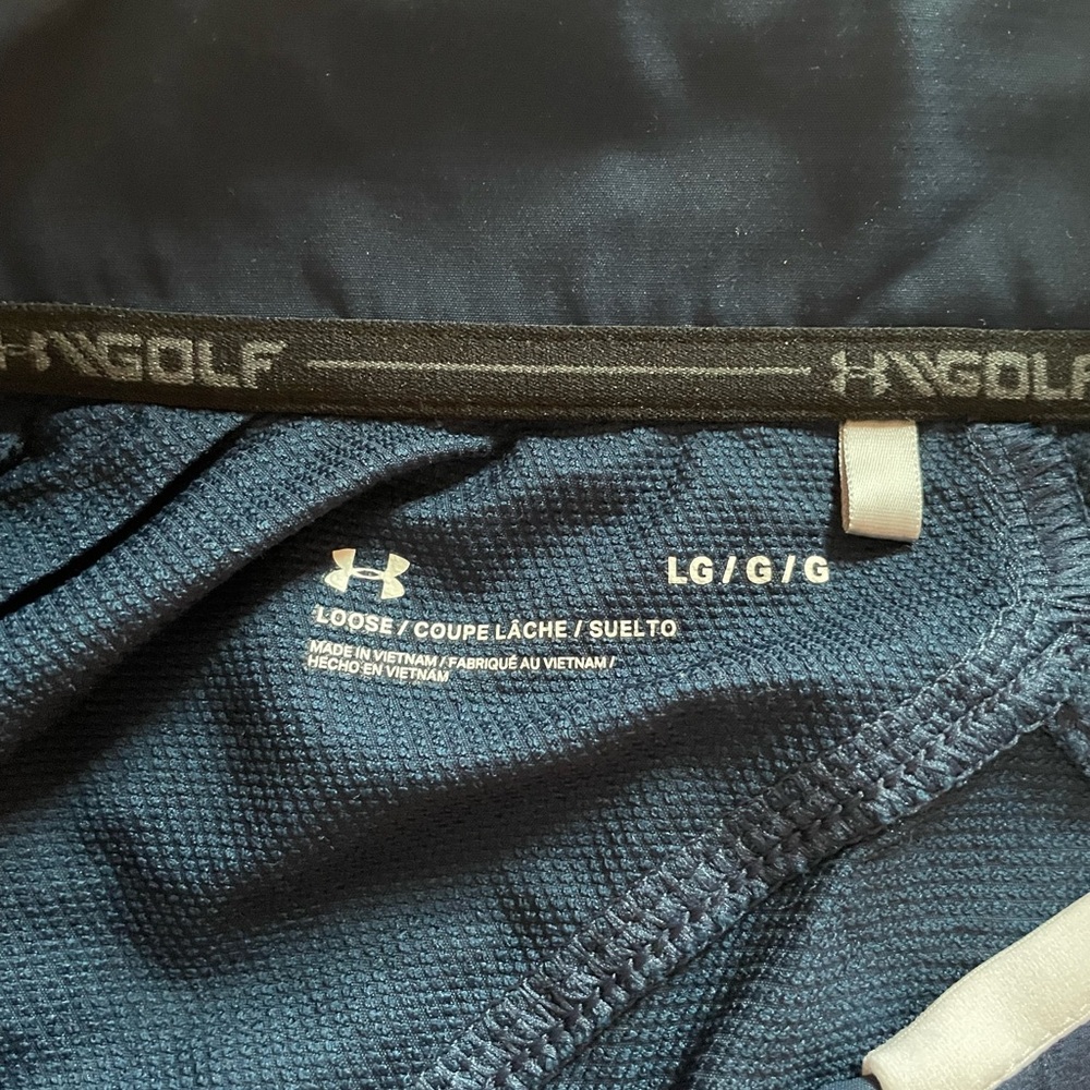 Under Armour Golf - Men's Blue Jacket - size Large GUC - Picture 2 of 8